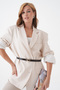 Women's Brown Faux Leather Triangle Buckle Design Belt - 8