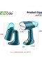 Folding Handheld Garment Steamer with Brush, 25g/min Steam, 10-Sec Heat-up - 2