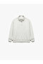 Half Zip Kangaroo Pocket Long Sleeve Stand Collar Oversize Sweatshirt - 3