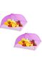 Mesh Food Cover Tent [ Large Size ] Umbrella Food Cover |Pink