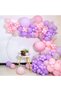 Purple and Light Pink Balloons Shiny Party Balloon Graduation, Engagement, Birthday, Party Decoration - 2