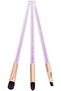 7-Piece Makeup Brush Set With Transparent Handle Multicolour - 4