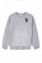 Printed Embroidered Gray Melange Color Boys Tracksuit Set - 3