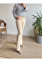 Women's Beige Lycra Spanish Super High Waist Jeans Trousers