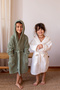 Children's and Teenager's Bathrobe Waffle Woven 100% Cotton Soft Extra Absorbent - 2