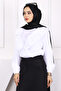 Ecru Collar Ruffled Buttoned Shirt - 4