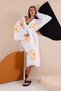 Muslin Kimono 100% Cotton Eye Printed Patterned Bathrobe Kaftan Dressing Gown - 3
