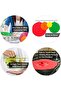 5 Pack Reusable Silicone Suction Lids Heat Resistant Microwave Cover - Multi - 7