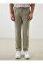 Lcw Vision Green Slim Fit Linen Blended Men's Trousers - 2