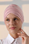 Cross 3 Stripes Double Sided Women's Hijab Bonnet Pink