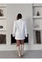 Double-Capped Blazer Jacket White Women's Office - 4