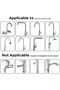 Sink Organizer Kitchen Faucet Sponge Holder Stainless Steel Faucet Storage Rack Hanging Mult - 6