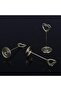 10 Pack Heart Shape Table Number Holder |Gold - 2