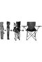 Camping Chair Foldable - Grey - 4