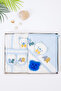 Baby Boy Teddy Bear Luxury Bathrobe Set Towel Set 100% Cotton Fabric 0-2 Years Stl7085 - 5