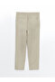 Mg Trend'En Beige Standard Fit Linen Look Men's Pleated Trousers - 6