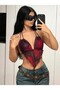 Crop Women'S, Stylish Short Top for Nighttime Elegance and Special Occasions - 2