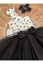 Girl's Polka Dot Tutu Skirt Suit - 2