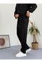 Unisex Relaxed Fit Wrinkle Crinkle Fabric Trousers - 3