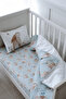 Rabbit Garden Baby Bedding Set with Sheets (100X150 - 35X45 - 70X130) -Rabbit Garden - 5