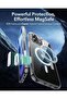 جراب حماية هجين شفاف لهاتف iPhone 16 مع زوايا حماية من الصدمات وتوافق MagSafe - 3