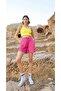 Monamise Short Sleeve 3-Piece Crop Bottom Top Set 23088 - 2