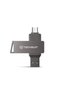 External Memory 256 GB Techsuit, USB 3.0, Type-C, Gray