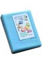 Mini Photo Album 64 Pockets 3 Inch Credit Card Size Album for Instax Mini 9 8 25 90 Films Blue - 2