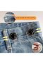 Waist Adjuster for Loose Pants, Floral Waist Belt Buckle Pants Waist Narrowing Apparatus Brooch - 5
