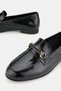 WOMEN'S BLACK Patent Leather GENUINE NATURAL LEATHER NUMBER 36-41 BUCKLE SHOES - 2