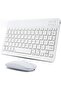 Ultra-Slim Bluetooth Keyboard and Mouse Combo, Rechargeable Portable Wireless Keyboard Mouse