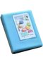 Mini Photo Album 64 Pockets 3 Inch Credit Card Size Album for Instax Mini 9 8 25 90 Films Blue
