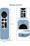 Apple TV 4K Siri Remote 2021 Anti Slip Silicone Case Cover | Light Blue - 5