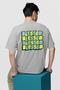 Mens Blessed Front Back Transfer Printed Round Neck Short Sleeve Tee