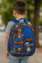 Boy's Colorful Patterned School Bag |   6-12 Years - 2
