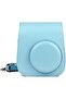 Case for Fujifilm Instax Mini 11 Case PU Leather Instant Camera Cover with Adjustable Strap Sky Blue - 3