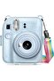 Transparent Hard Camera Case for Fujifilm Instax Mini 12 Instant Camera Cover with Adjustabl