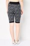 Women Allover Print Knit Basic Shorts, Multicolor - 4
