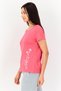 Rosaline x Women 2 Pieces Crew Neck Allover Print Short Sleeve Sleepwear Top, Multicolor - 2