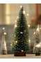 1 Piece Lighted Mini Snowy Christmas Tree Decoration Pine Tree