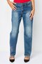 Women Regular Fit Washed Stretchable Jeans, Light Blue