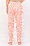 Women Allover Print Drawstring Sleepwear Pants, Multicolor - 4