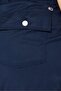 Women Solid Basic Shorts, Navy - 3