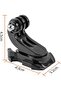 360° Rotatable J Hook Rotation Turntable Quick Release Buckle Mount For GoPro H - 4
