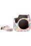Case for Fujifilm Instax Mini 12 11 Case PU Leather Instant Camera Cover with Adjustable StrapHearts - 3
