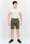 Men Sportswear Fit Brand Logo Outdoor Shorts, Dark Green - 4