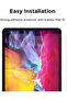 Tempered Glass Screen Protector [2 Pack] For Compatible with iPad mini 7 (2024, A17 Pro) & Mini 6 (2021) - 7
