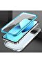 iPhone 13 Pro Case | Marble Shockproof Bumper Stylish Slim Phone Cases |Blue Marble - 5