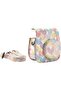 Case for Fujifilm Instax Mini 12 11 Case PU Leather Instant Camera Cover with Adjustable StrapHearts - 7
