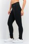 Women Sportswear Fit Brand Logo Training Tights, Dark Grey - 4